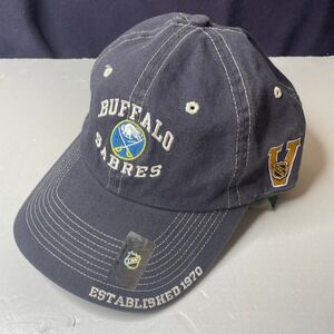 Buffalo Sabres Old Time Hockey Adjustable Baseball Cap Navy‎ Blue NHL Fan Gear